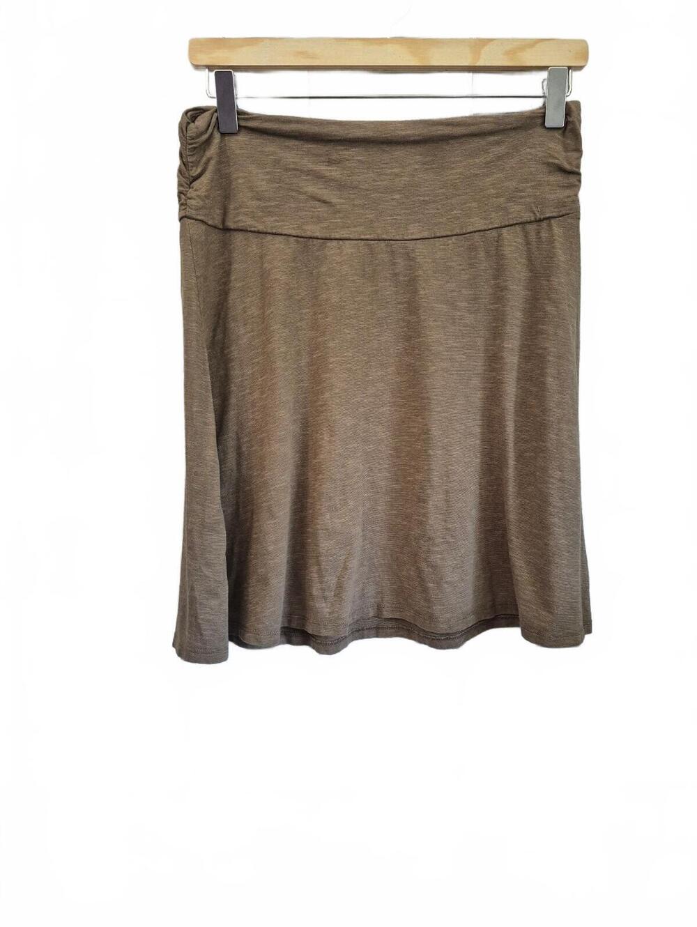 Horny Toad Women’s Brown Chaka A-Line Skirt Organic Cotton Tencel Size Small